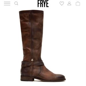 Frye Melissa Belted Tall- Stone